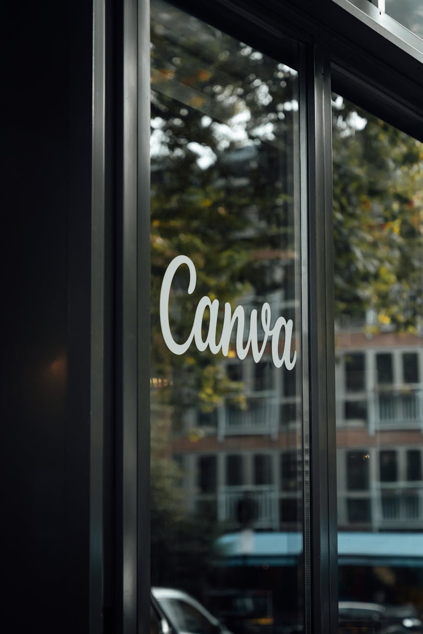 Canva headquarters exterior with brand signage